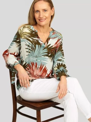 Bluzka damska w tropikalne wzory Greenpoint