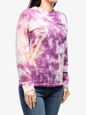 Bluzka damska z długim rękawem Kavu Forever Kavu LS - pink blaze tie dye