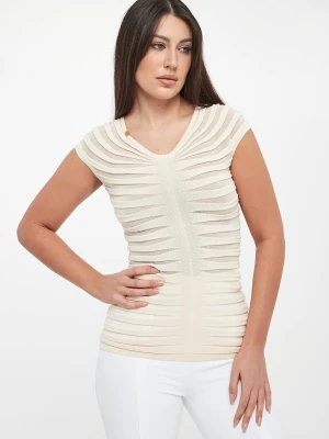 Zdjęcie produktu Bluzka damska z tiulu ELISABETTA FRANCHI