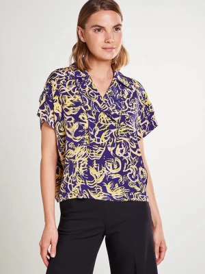 Bluzka Diane Von Furstenberg niebieski