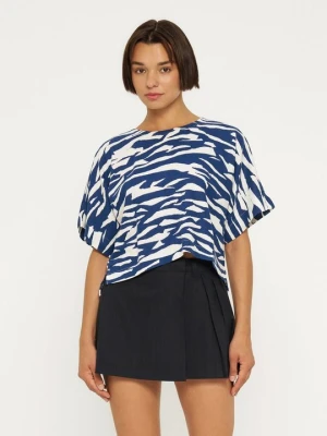 Bluzka DKNY brązowy