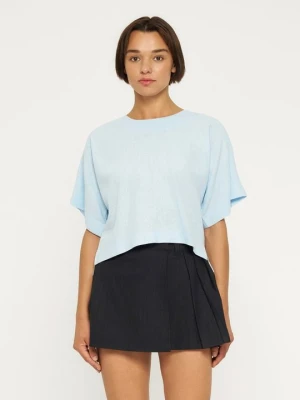 Bluzka DKNY jasnoniebieski
