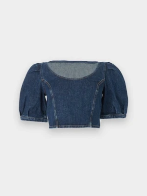 Bluzka Dondup niebieski denim