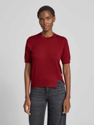 Bluzka dzianinowa z dodatkiem wełny Liu Jo White