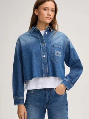 Bluzka dżinsowa Udela w kolorze ciemnoniebieskim Joop