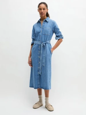 Bluzka dżinsowa z luźną tuniką Marc O'Polo