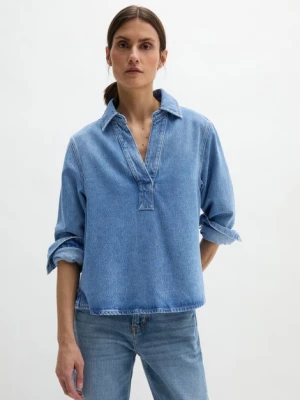 Bluzka dżinsowa z luźną tuniką Marc O'Polo