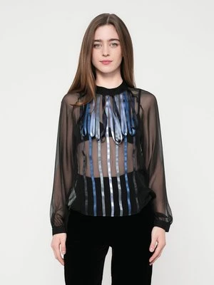 Bluzka Emporio Armani czarny