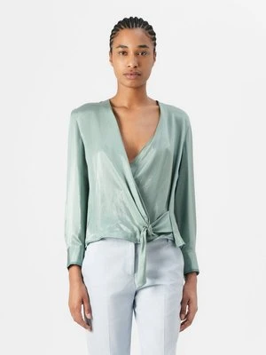 Bluzka Emporio Armani zielony