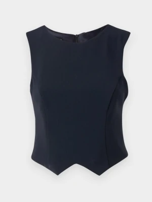 Bluzka Emporio Armani granatowy