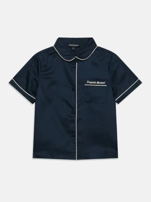 Bluzka Emporio Armani niebieski