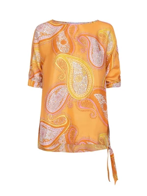 Bluzka "Esila" w kolorze pomarańczowo-żółto-białym LIEBLINGSSTÜCK