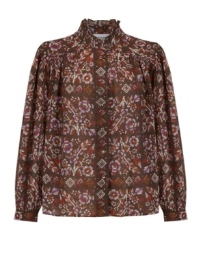 Bluzka Flora z bawełnianej woalu Antik Batik