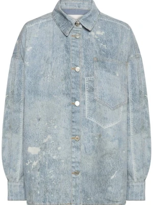 Bluzka Gestuz jasnoniebieski denim