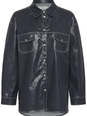 Bluzka Gestuz niebieski denim