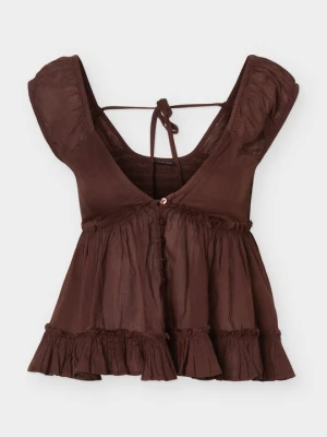 Bluzka Gina Tricot brązowy