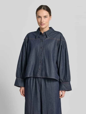 bluzka jeansowa krój relaxed fit model 'SELENI' drykorn
