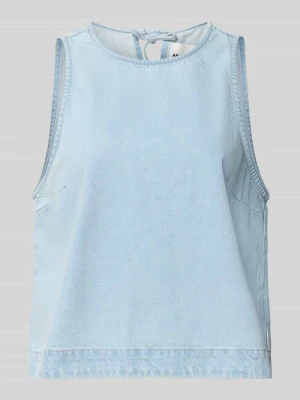 Bluzka jeansowa o kroju regular fit z czystej bawełny ARMEDANGELS Jeansowy niebieski