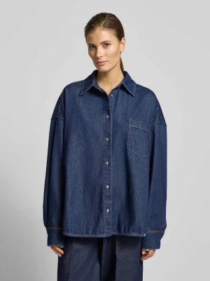 Bluzka jeansowa o kroju relaxed fit z czystej bawełny model ‘FOGGIA’ Weekend Max Mara