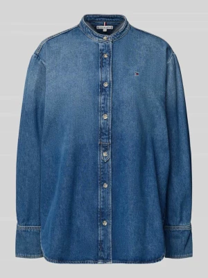 Bluzka jeansowa o kroju relaxed fit z mieszanki bawełny i lyocellu Tommy Hilfiger