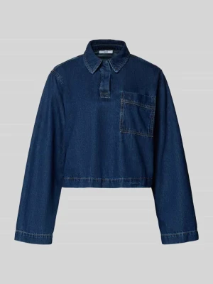 Bluzka jeansowa o luźnym kroju z czystej bawełny Marc O'Polo DENIM