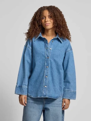 Bluzka jeansowa o luźnym kroju z czystej bawełny model ‘SOPHIE’ Only