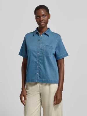 Bluzka jeansowa z brustaszą model 'GIULETTE' RAFFAELLO ROSSI