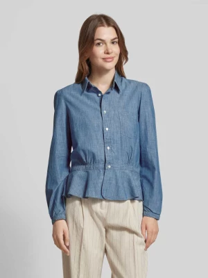 Bluzka jeansowa z kieszenią na piersi Polo Ralph Lauren