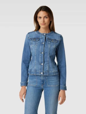 Bluzka jeansowa z kieszeniami z patką na piersi model ‘STYLE.SEATTLE’ BRAX