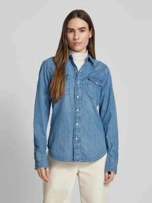 Bluzka jeansowa z listwą z zatrzaskami Polo Ralph Lauren