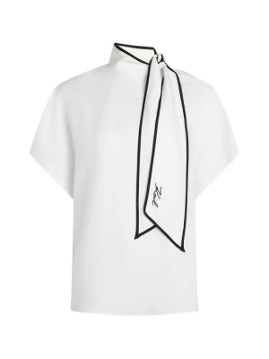 Bluzka KARL LAGERFELD mleczny