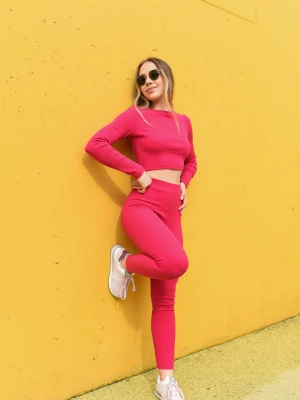 Bluzka Kisha Long Sleeve Magenta LAURELLA