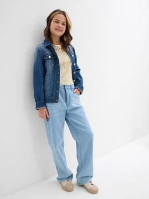 Bluzka koronkowa z topem z dżerseju (2 części) bonprix