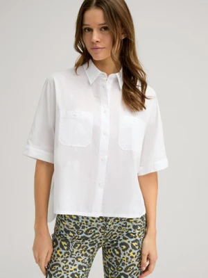 Bluzka koszulowa Blue w kolorze białym Joop