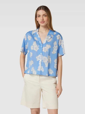 Bluzka koszulowa krótka z kwiatowym wzorem Jake*s Casual