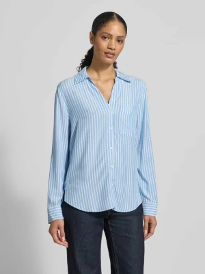 Bluzka koszulowa o kroju comfort fit z czystej wiskozy s.Oliver RED LABEL