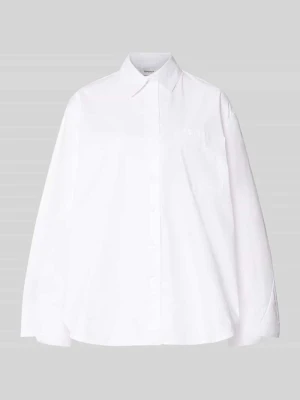 Bluzka koszulowa o kroju oversized z brustaszą model 'Demi' Topshop