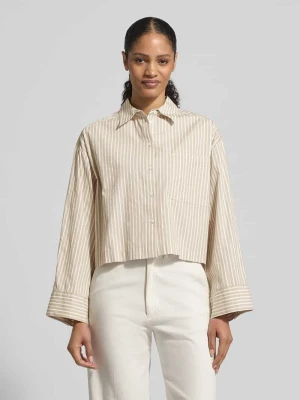 Koszula oversize z czystej bawełny organicznej model 'Astha' Selected Femme