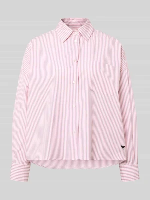 Bluzka koszulowa o kroju oversized z czystej Bawełna Model 'AUREO' Weekend Max Mara