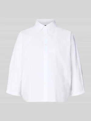 Bluzka koszulowa o kroju oversized z czystej bawełny model ‘BELENTA’ Boss Orange