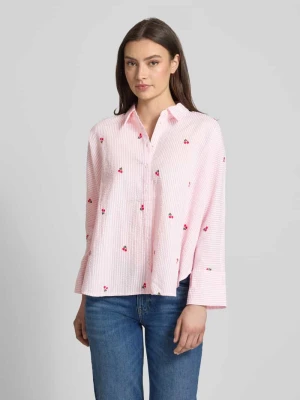 Bluzka koszulowa o kroju oversized z czystej bawełny model 'NEW LINA GRACE' Only