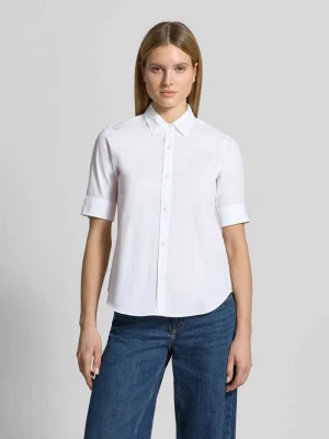 Bluzka koszulowa o kroju oversized z czystej bawełny model 'The Summer Shirt' HUGO