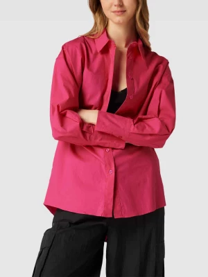 Bluzka koszulowa o kroju oversized z detalem z logo model ‘Talia’ Colourful Rebel