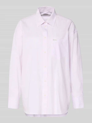 Bluzka koszulowa o kroju oversized z kieszenią na piersi Guess Jeans