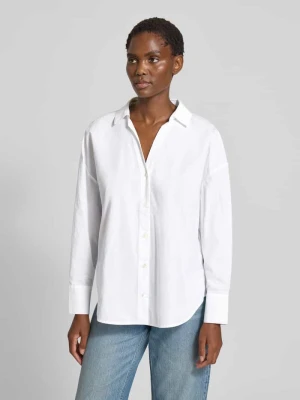 Bluzka koszulowa o kroju oversized z mankietami sportowymi LANIUS