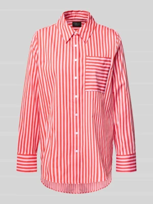 Bluzka koszulowa o kroju oversized z mieszanki bawełny s.Oliver BLACK LABEL