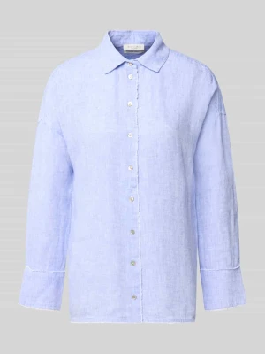 Bluzka koszulowa o kroju regular fit z czystego lnu Christian Berg Woman