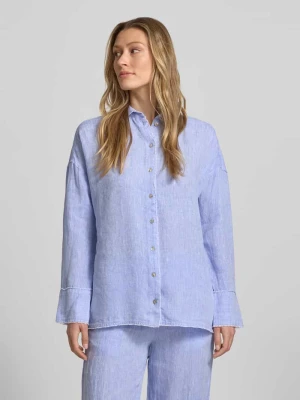 Bluzka koszulowa o kroju regular fit z czystego lnu Christian Berg Woman