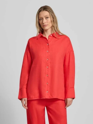 Bluzka koszulowa o kroju regular fit z czystego lnu Christian Berg Woman