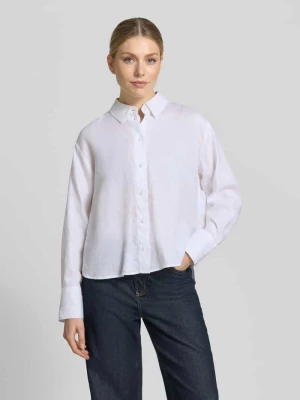 Bluzka koszulowa o kroju regular fit z czystego lnu Christian Berg Woman Selection
